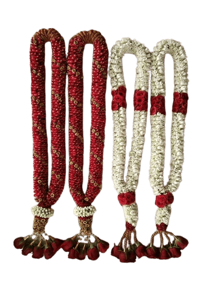 Jasmine and Red Rose Petals